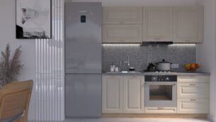 Bucătărie Maria Chenar MDF Cashmir Fibră 2,0m HC