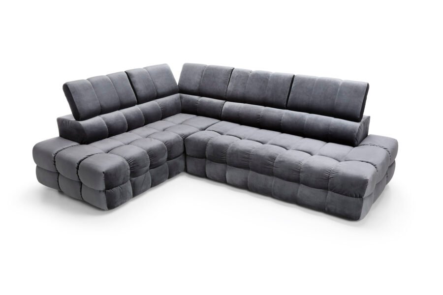Coltar extensibil BUFFALO, lada depozitare, 283x212cm, stofa premium, dreapta - imagine 4