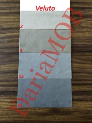 Pat tapițat MARIA 160x200, material catifea, somieră metalică rabatabilă, spațiu depozitare, seria MODERN - imagine 3