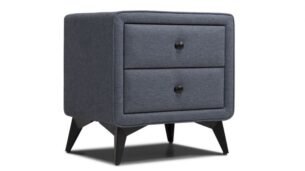 Noptiera HANNA, personalizabilă, tapițerie premium, sertare