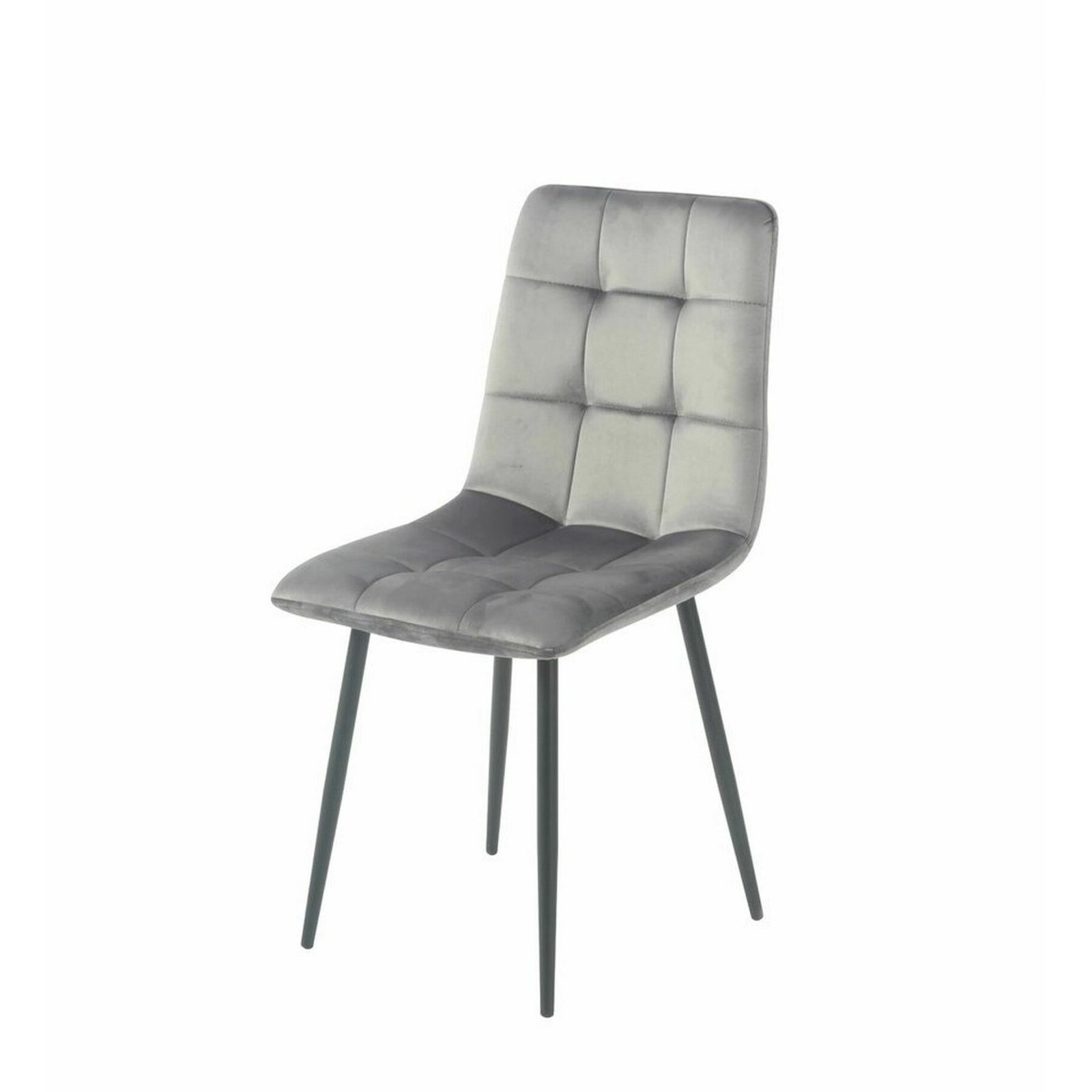 scaun_madison_gri Scaun MADISON Albastru, catifea - imagine 1